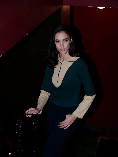 Emerald Zip-Up